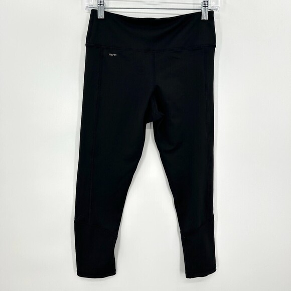 CHAMPION Gear Black Cropped Workout Leggings Size Small - Picture 2 of 7